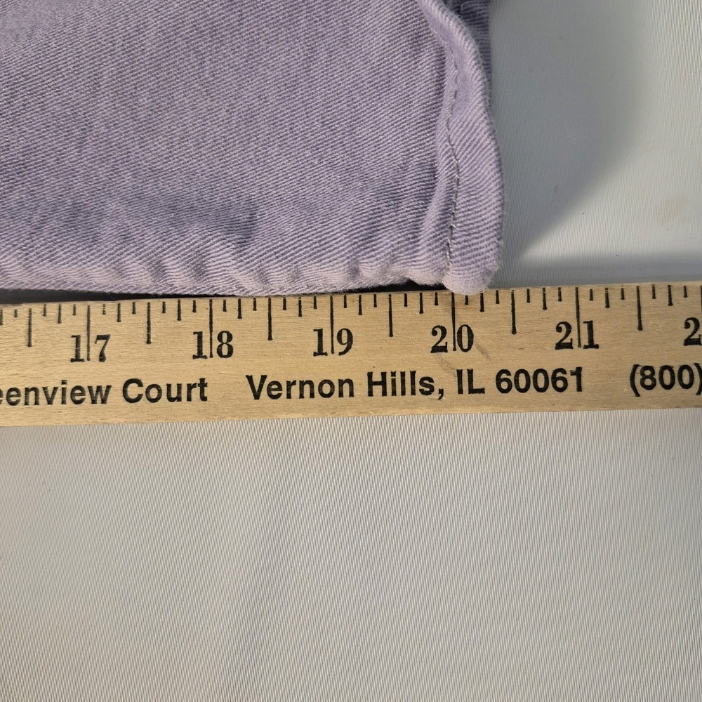 Levi's Vintage Y2K 32 Retro Lavender Pastel Capri Pants Stretch Denim - Picture 5 of 5